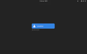 Inicio de sesión en GNOME con GDM