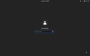 Inicio de sesión en GNOME con GDM