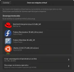 Cajas de GNOME Cajas de GNOME