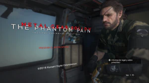 Menú The Phantom Pain