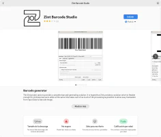 Zint Barcode Studio en Software de GNOME