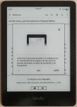 Interfaz de usuario de Amazon Kindle Paperwhite