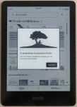 Interfaz de usuario de Amazon Kindle Paperwhite