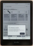 Interfaz de usuario de Amazon Kindle Paperwhite