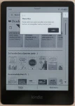 Interfaz de usuario de Amazon Kindle Paperwhite