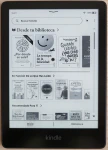 Interfaz de usuario de Amazon Kindle Paperwhite