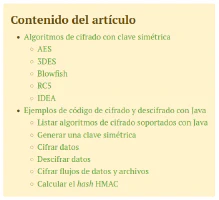 Antes y después de secciones numeradas