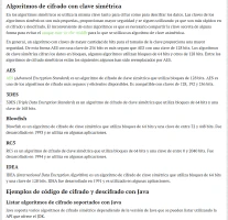 Antes y después de secciones numeradas